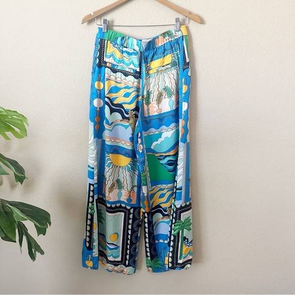Anthropologie Maeve Sunshine Wide-Leg Pants Size 6 - Picture 3 of 13